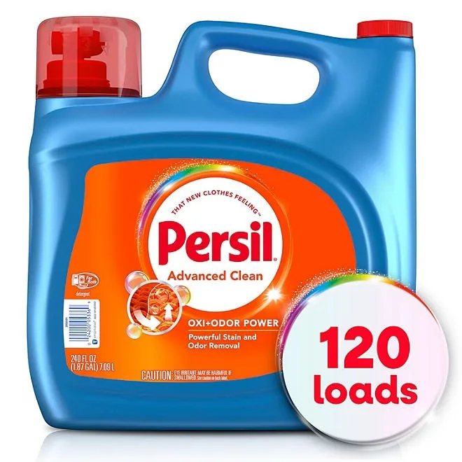 Persil OXI + Odor Power Liquid Laundry Detergent, 120 loads, 240 fl. oz. 2