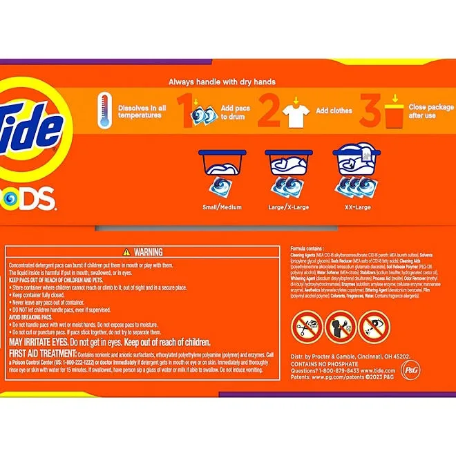 Tide PODS Laundry Detergent Pacs, Spring Meadow, 156 ct. 3