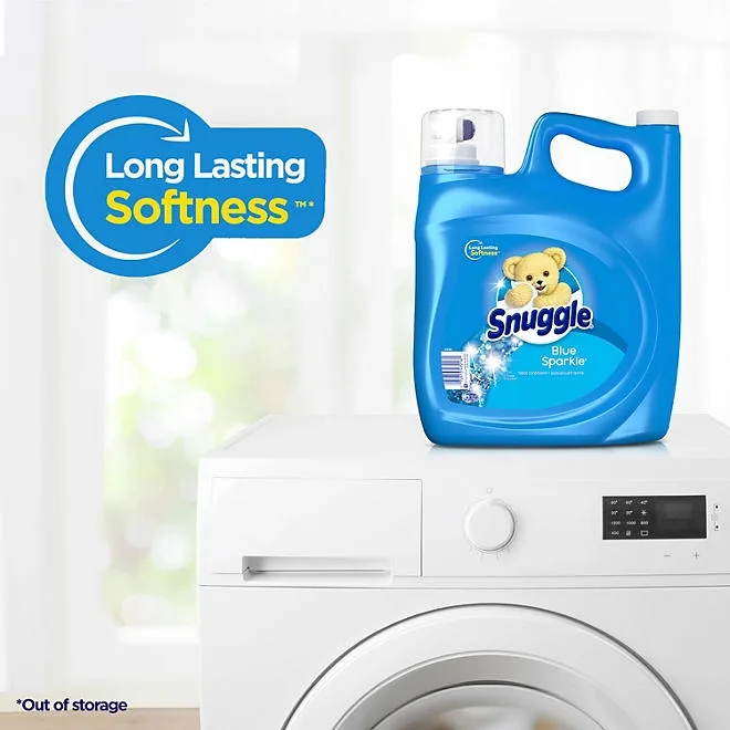 Snuggle Liquid Fabric Softener, Blue Sparkle, 235 loads, 188 fl. oz. 4