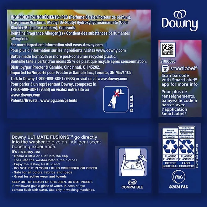 Downy Ultimate Fusions In-Wash Scent Booster Beads, Whimsical Wonder, 24.5 oz. 3