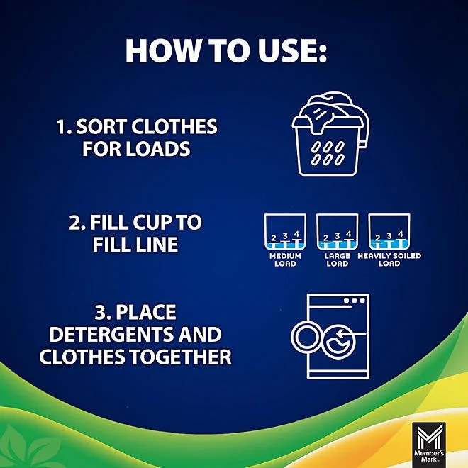 Member's Mark Liquid Laundry Detergent, Paradise Splash, 127 loads, 196 fl. oz. 5