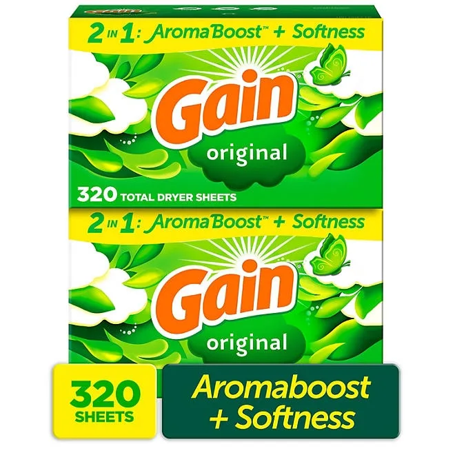 Gain Dryer Sheets, Original (320ct.) 2
