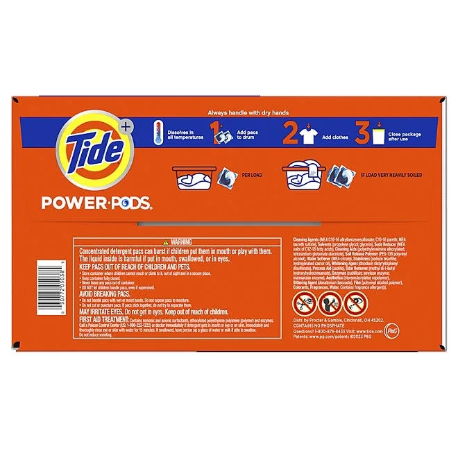 Tide Hygienic Clean Power PODS Laundry Detergent Pacs, Original, 72 Ct. 3