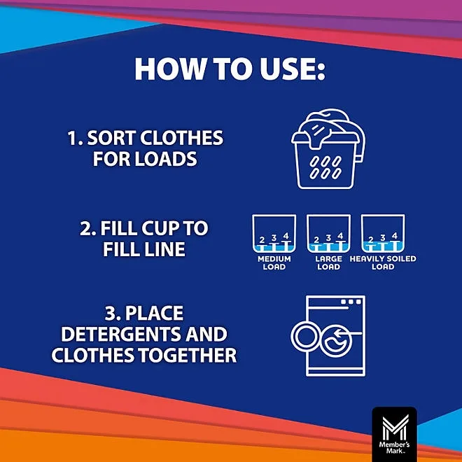 Member's Mark Liquid Laundry Detergent, Fresh Scent, 127 loads, 196 fl. oz. 5