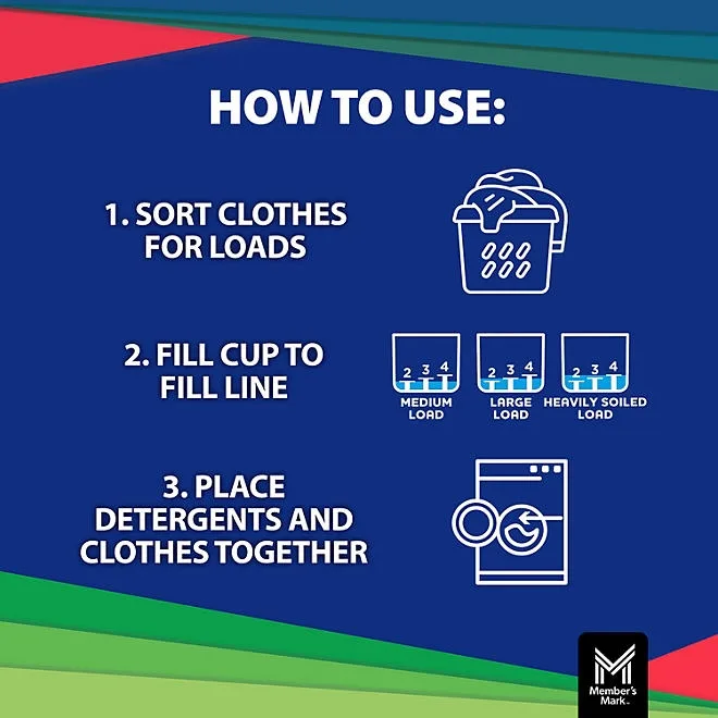 Member's Mark Liquid Laundry Detergent, Paradise Splash, 127 loads, 196 fl. oz. 5