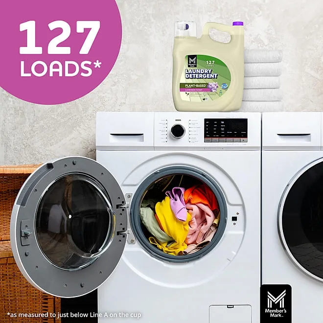 Member's Mark Plant Based Liquid Laundry Detergent, Lavender, 127 loads, 196 fl. oz. 4