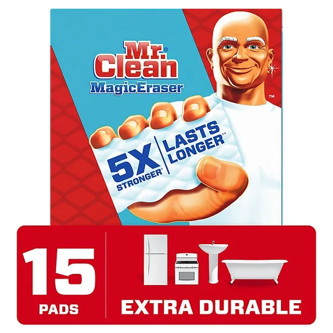 Mr. Clean Magic Eraser Extra Durable Scrubber Sponges 15ct. 2