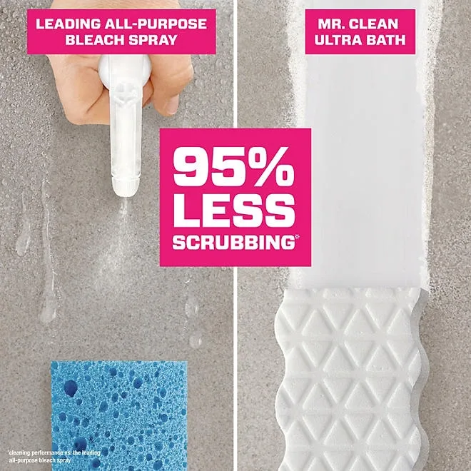 Mr. Clean Magic Eraser 2-in-1 Bathroom Cleaner Sponge, Lavender, 11 ct. 5