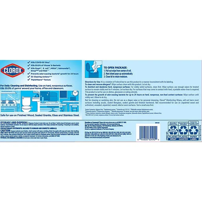 Clorox Disinfecting Cleaning Wipes, Variety Pack, 5 ct., 425 wipes 3