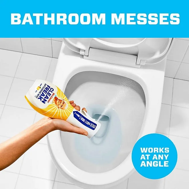 Mr. Clean Clean Freak Multi-Surface Cleaner, Lemon Zest, 2 trigger sprays + refill 5