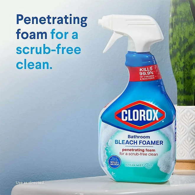 Clorox Bathroom Bleach Foamer, Ocean Mist, 3 ct., 90 fl. oz. 5
