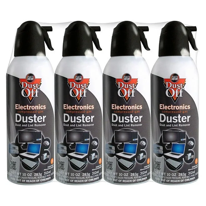 Falcon Dust-Off Compressed Gas Duster, 10oz., 4 Pack 2