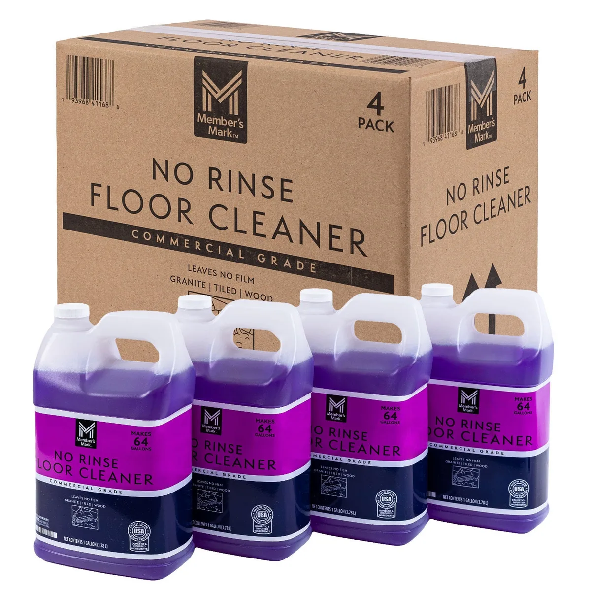 Member's Mark No Rinse Floor Cleaner, 1 gal., Choose Pack Size