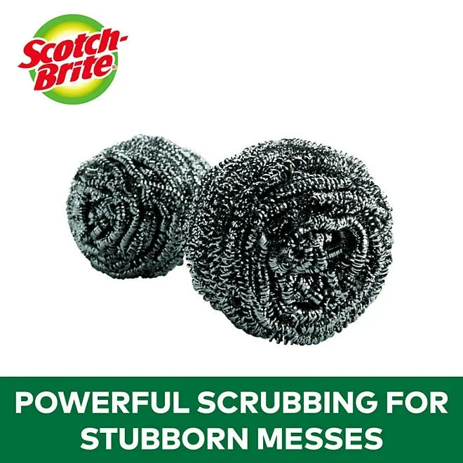 Scotch-Brite Stainless Steel Extra Large Scrubbers,16 ct. 4