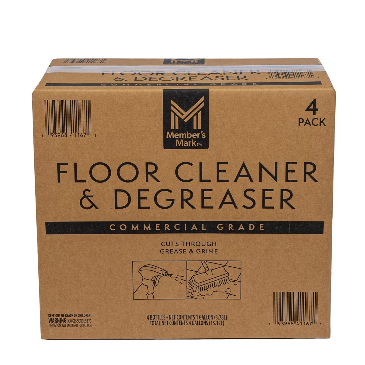 Member's Mark Floor Cleaner and Degreaser 1 gal., Choose Pack Size 2
