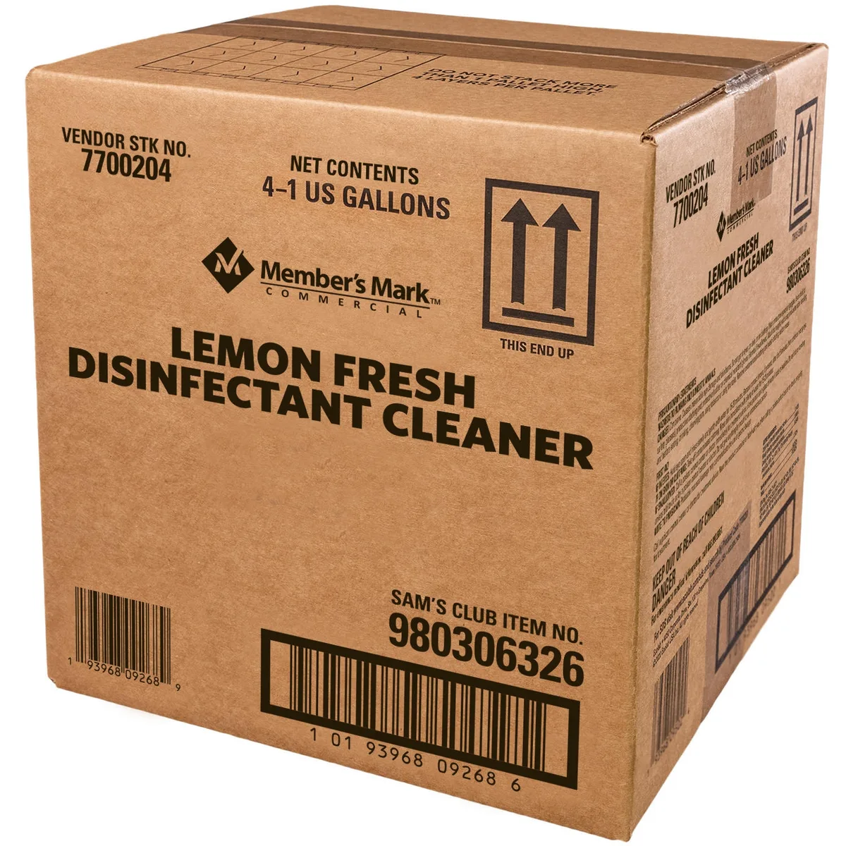 Member's Mark Commercial Lemon Fresh Disinfectant Cleaner, 1 gal., Choose Pack Size 3