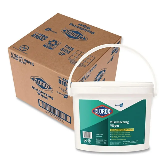 Clorox Bleach-Free Disinfecting Wipes, Fresh Scent 700 ct. bucket 2