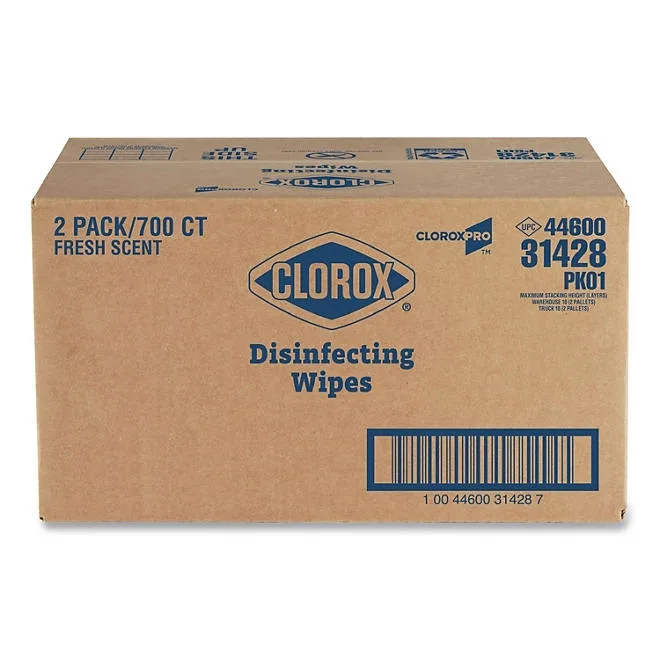 Clorox Disinfecting Wipes Refills, Fresh Scent (700 wipes/pk., 2 pk.) 3