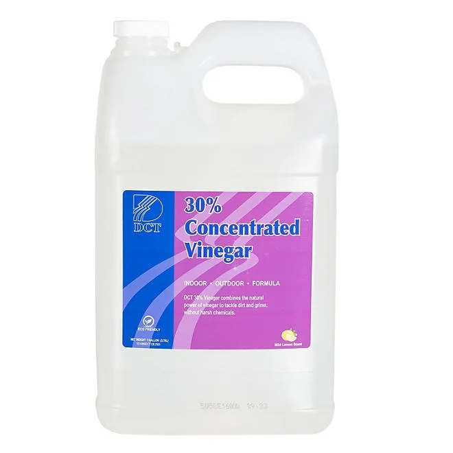 DCT 30% Concentrated Vinegar Cleaner, Lemon Scent, 1 gal. 2