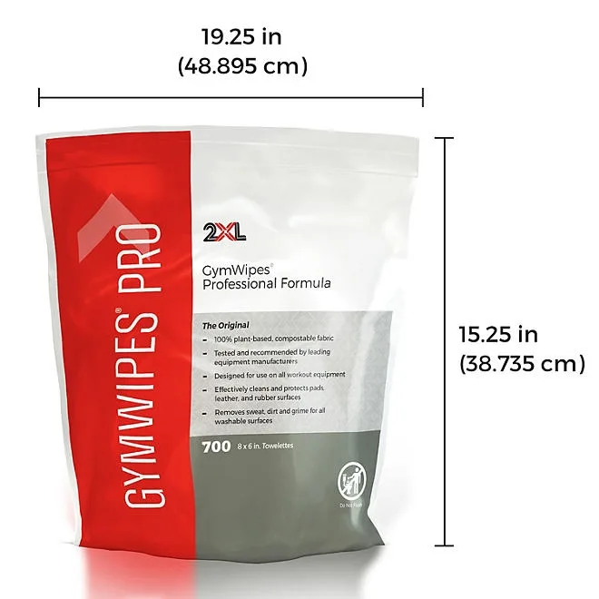 2XL Professional Gym Wipes, Unscented (700 wipes/pk., 4 pk.) 5