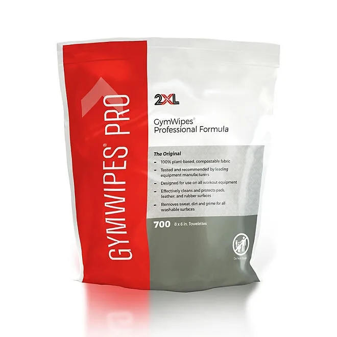 2XL Professional Gym Wipes, Unscented (700 wipes/pk., 4 pk.) 4