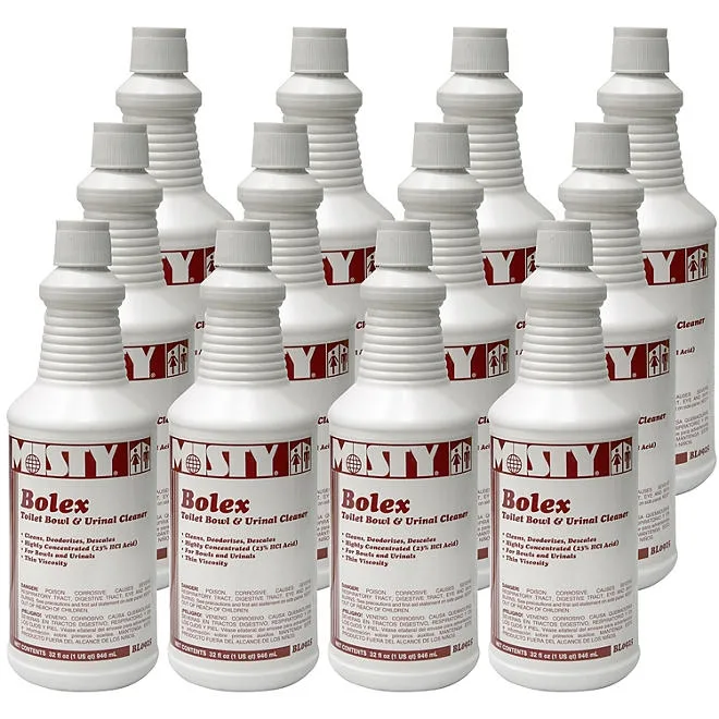 Misty Bolex Toilet Bowl & Urinal Cleaner, 32 fl. oz., 12 pk. 3
