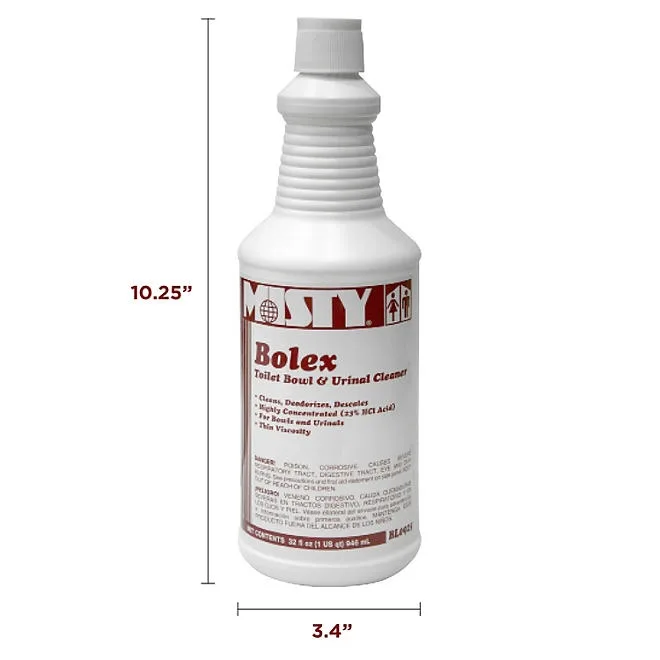 Misty Bolex Toilet Bowl & Urinal Cleaner, 32 fl. oz., 12 pk. 4