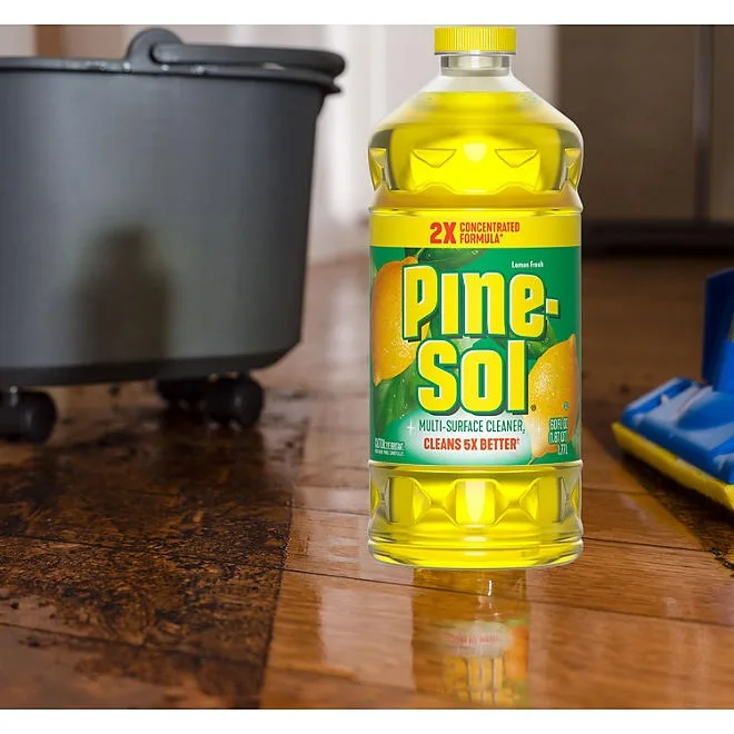 Pine-Sol Multi-Surface Cleaner, Lemon Scent, 2 ct., 120 fl. oz. 4