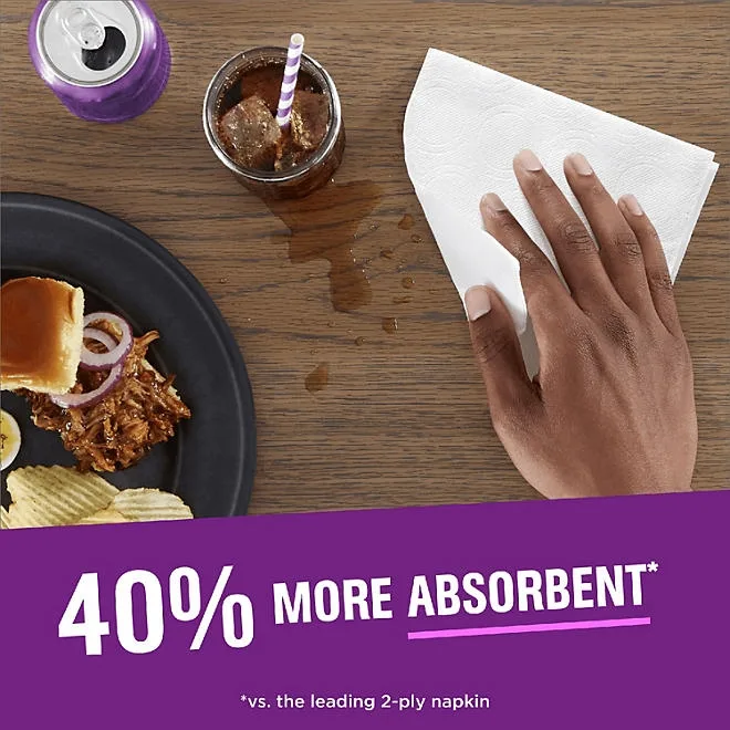 Vanity Fair Extra Absorbent 2-Ply White Paper Napkins, 6 pk., 504 ct. 4