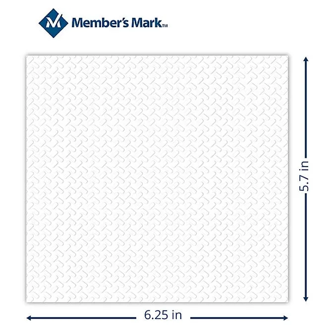 Member's Mark Everyday 1-Ply White Napkins 4 pks., 300 napkins/pk. 4