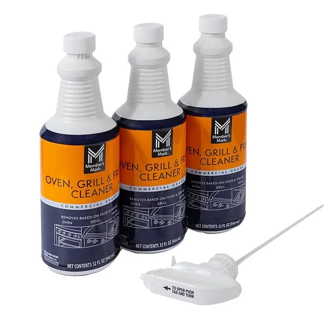 Member's Mark Commercial Oven, Grill and Fryer Cleaner, 32 oz., 3 pk. 4