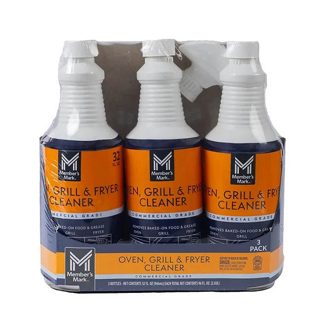 Member's Mark Commercial Oven, Grill and Fryer Cleaner, 32 oz., 3 pk. 2