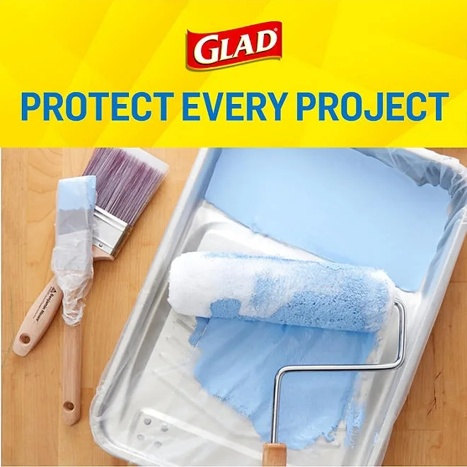 Glad Press'n Seal Plastic Food Wrap 140 sq. ft./roll, 2 rolls 4