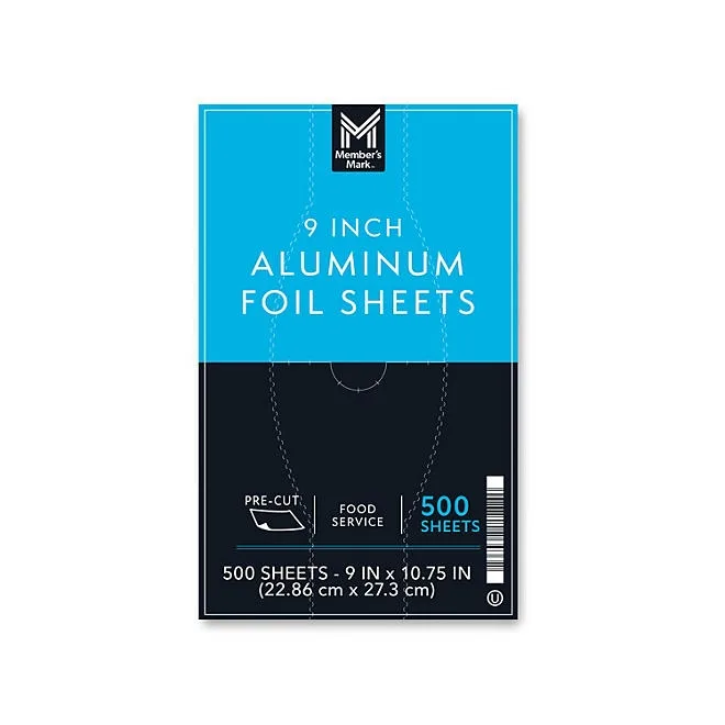 Member's Mark Foil Sheets, 9" x 10.75" (500 ct.) 2