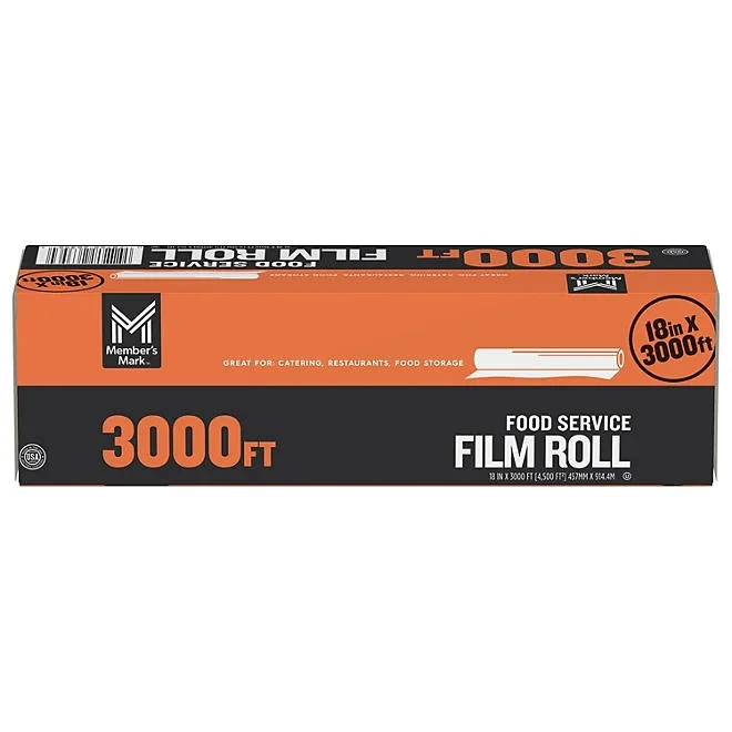 Member's Mark Foodservice Film, 18" x 3,000' 2
