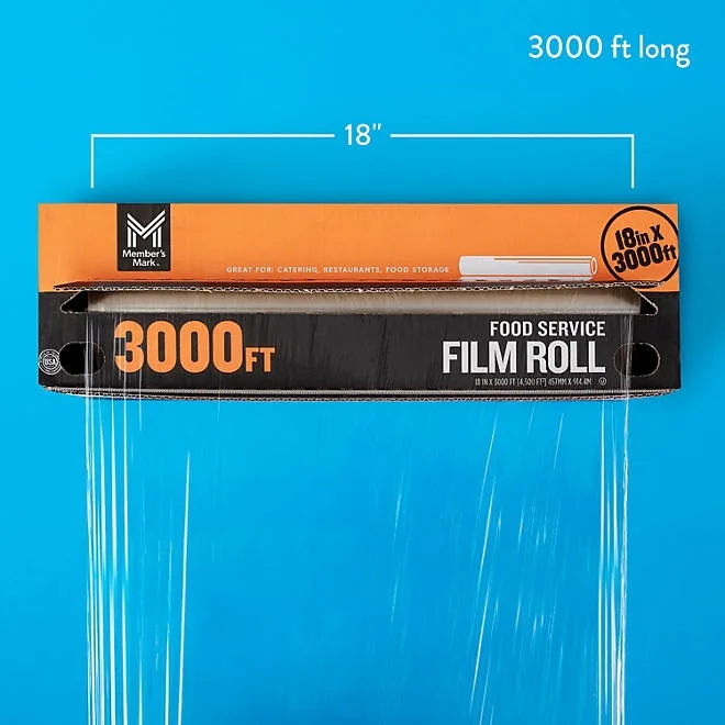 Member's Mark Foodservice Film, 18" x 3,000' 3