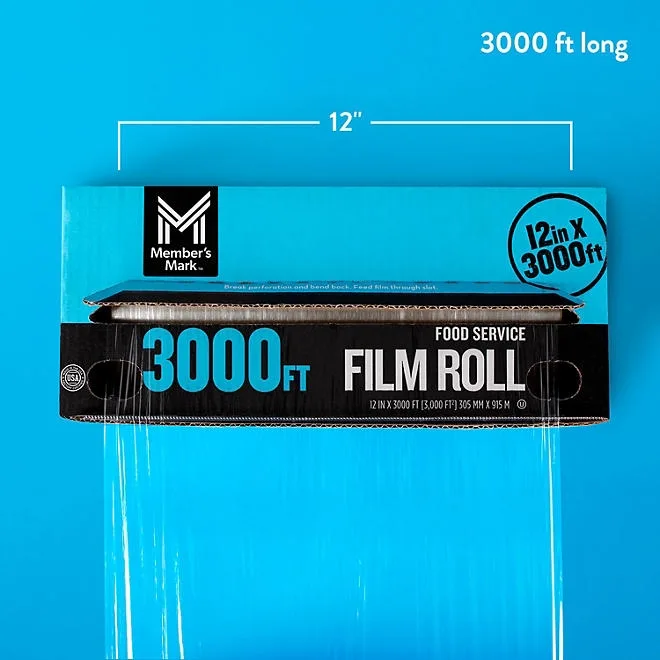 Member's Mark Foodservice Film, 12" x 3,000' 3
