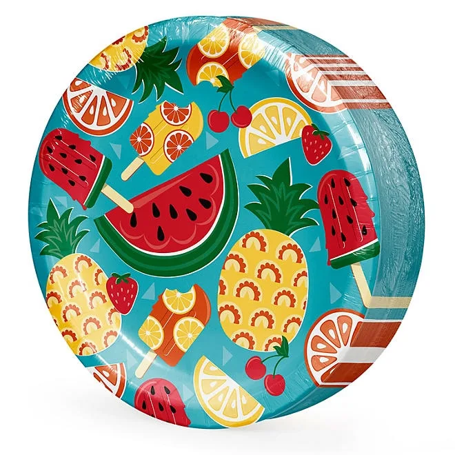 Artstyle Tasty Fruit Paper Plates and Napkins Tableware Kit, 285 ct 4