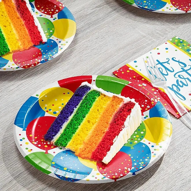 Artstyle Balloon Sparkles Birthday Paper Plates & Napkins Kit, 285 ct. 5