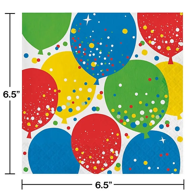 Artstyle Balloon Sparkles Birthday Paper Plates & Napkins Kit, 285 ct. 4