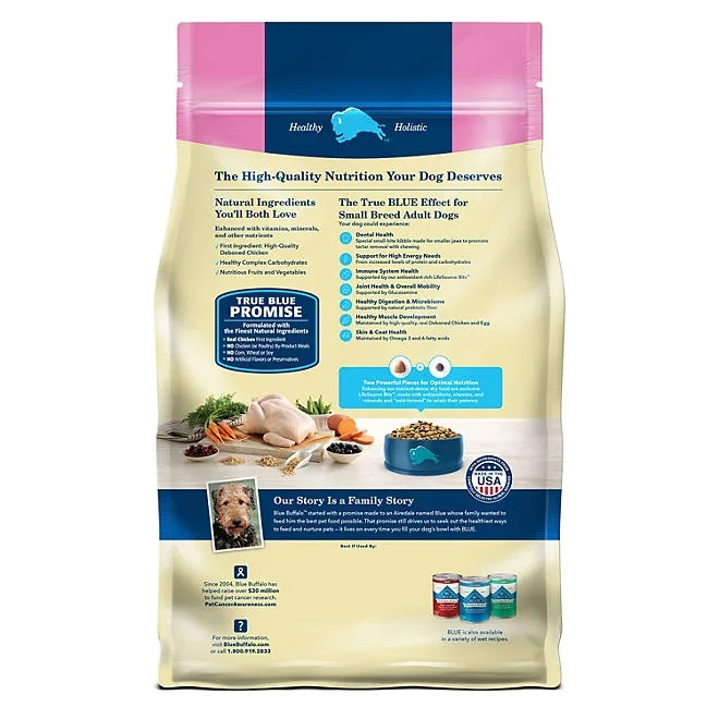 Blue Buffalo Life Protection Formula Chicken & Brown Rice, Adult Small Breed Dry Dog Food, 26 lbs. 3