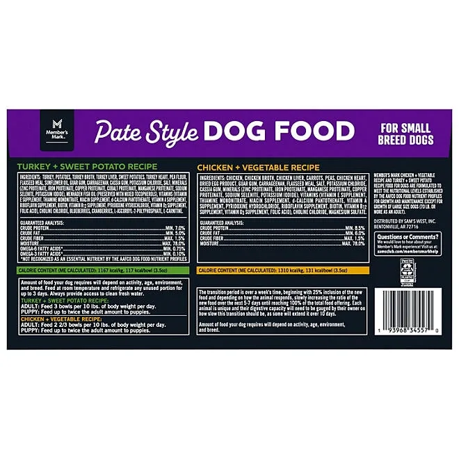 Member’s Mark Variety Pack, Small Breed Pate Style Dog Food, 3.5 oz., 24 ct. 5