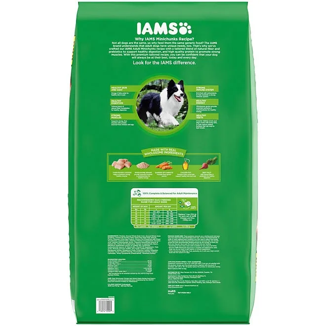 Iams ProActive Health, Chicken, Adult Minichunks Dry Dog Food, 50 lbs. 4