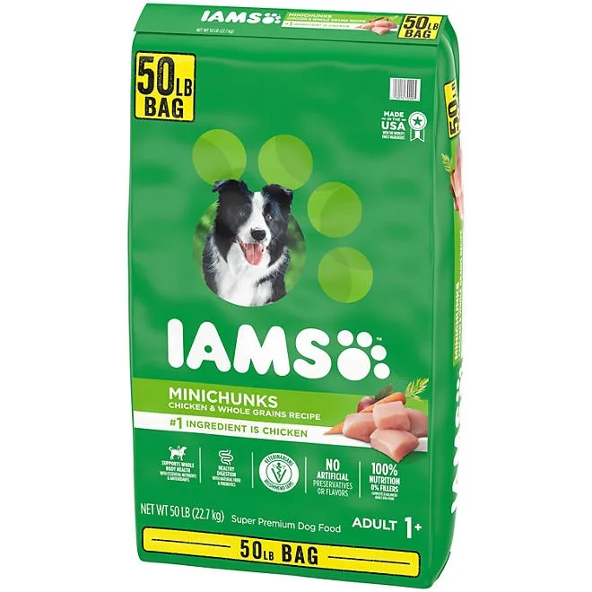 Iams ProActive Health, Chicken, Adult Minichunks Dry Dog Food, 50 lbs. 3