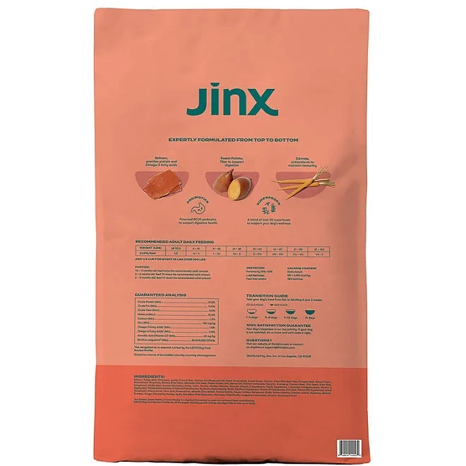 Jinx Salmon, Sweet Potato & Carrot Recipe, Grain Free Dry Dog Food, 23.5 lbs. 3
