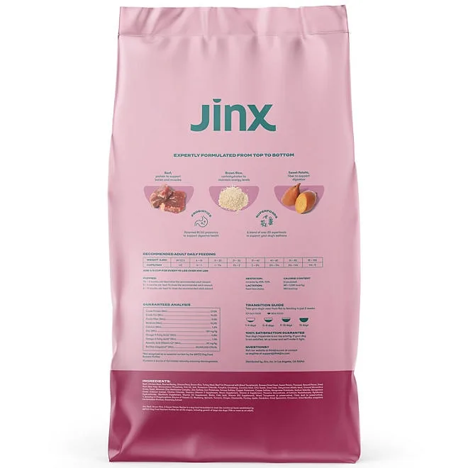 Jinx Brown Rice and Sweet Potato Recipe, Dry Dog Food, 23.5 lbs. 3