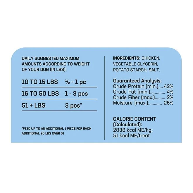Member's Mark Chicken Jerky Recipe Dog Treats, 48 oz. 3