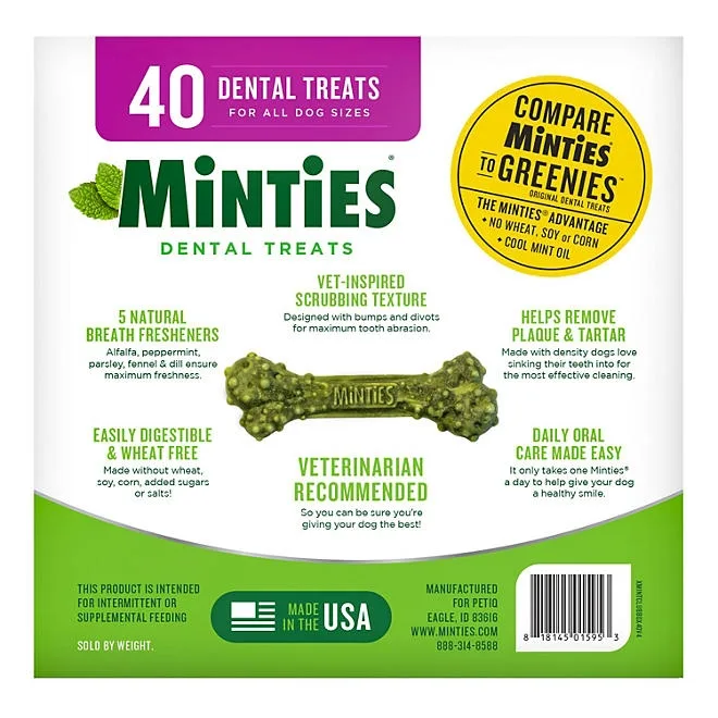 Minties Dental Dog Treats, 40 ct., 32 oz. 4