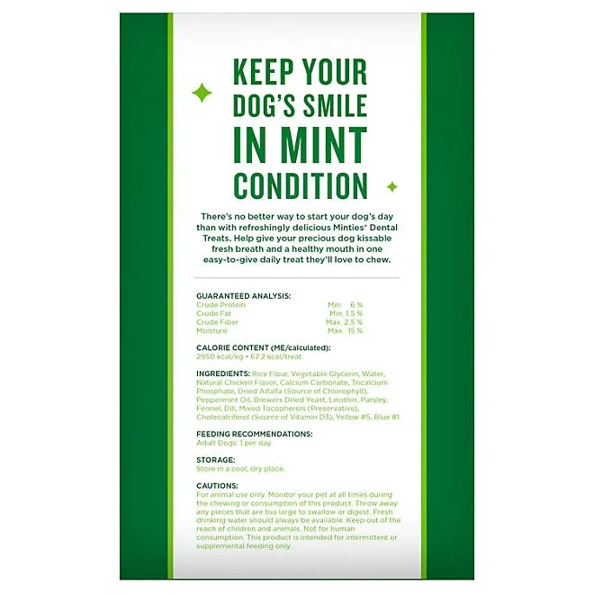 Minties Dental Dog Treats, 40 ct., 32 oz. 5