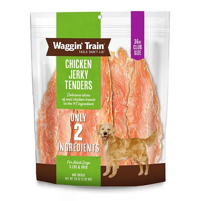 Waggin Train Chicken Jerky Dog Treats, 36 oz. 2